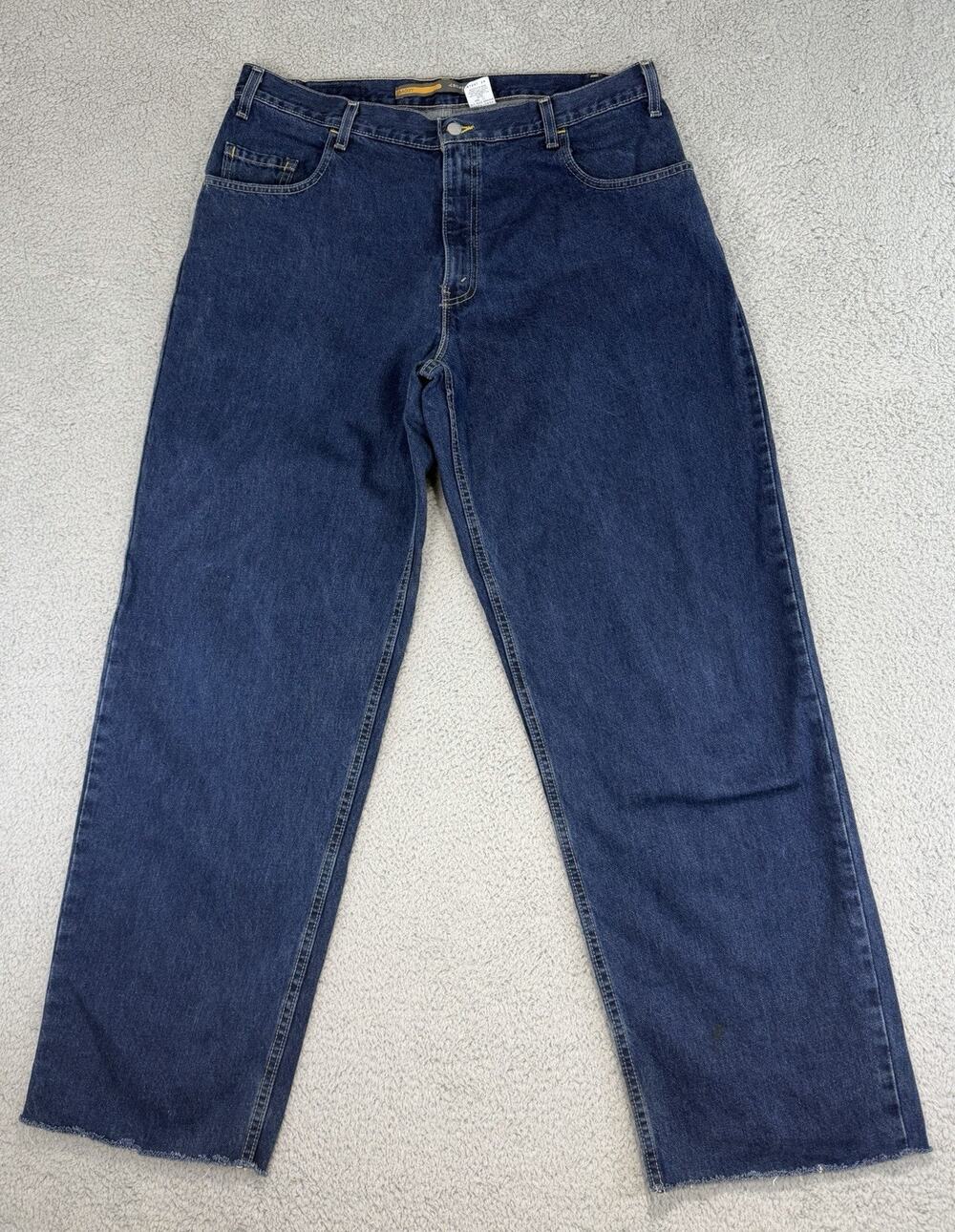 Vintage Levi's Silvertab Baggy Medium WASH Blue Denim Jeans Mens Size 38x34